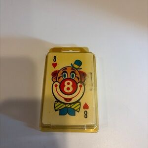 Golden- Vintage Clown-Themed Card Game ~Coleectible